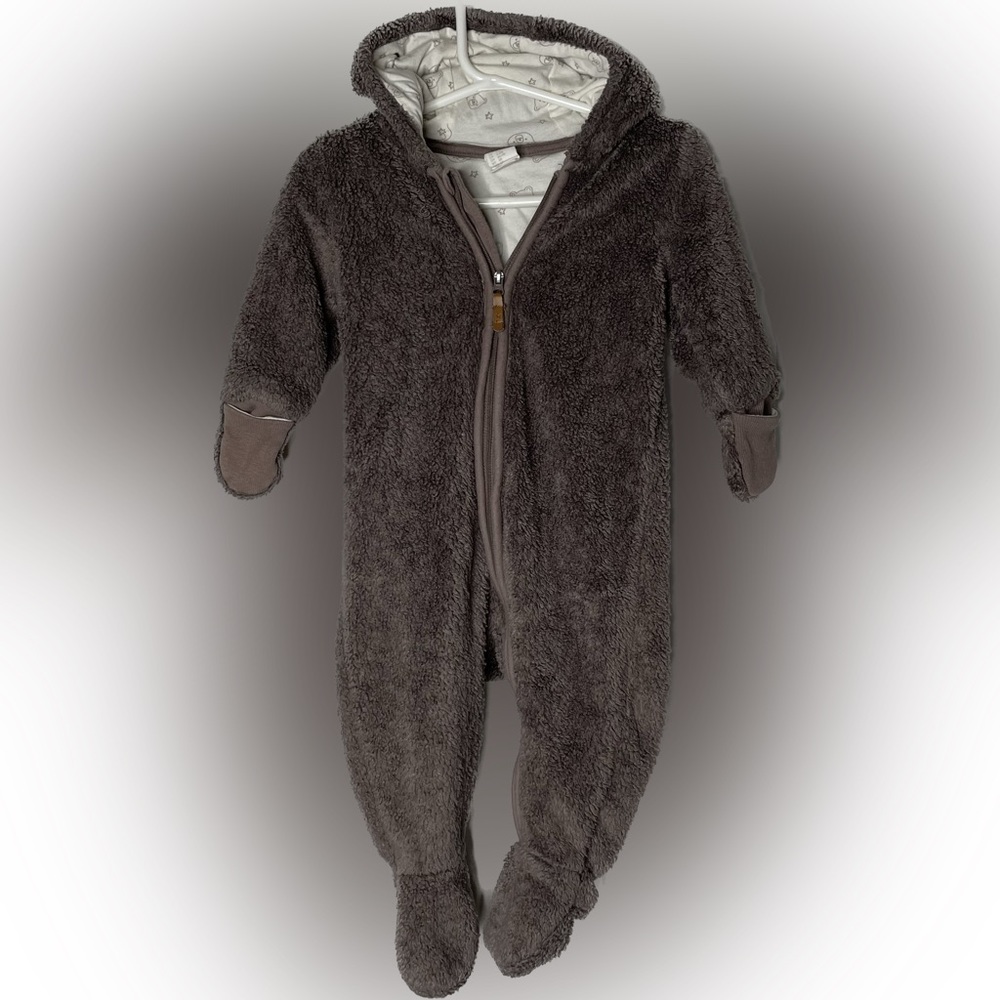 Pile all-in-one suit for Infant Baby 4-6M